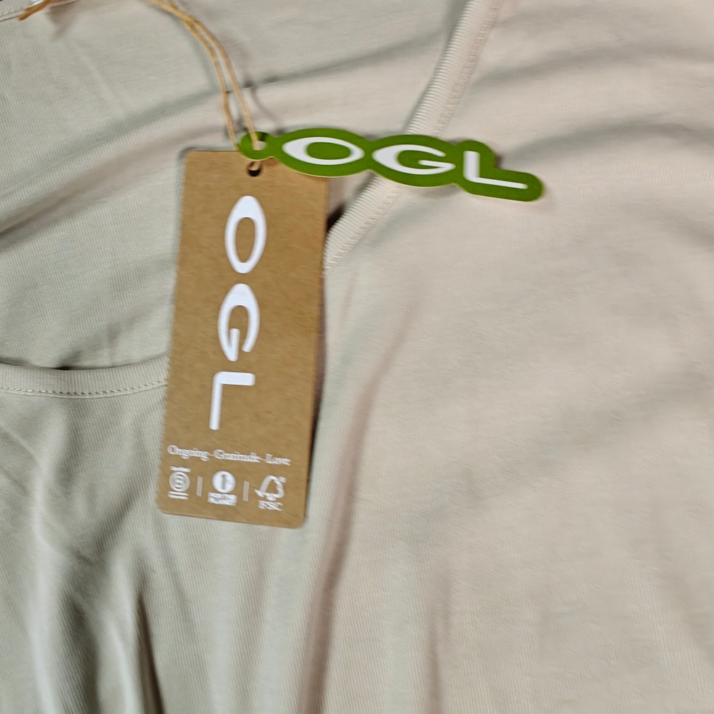 OGL Scoop Neck Short Sleeve Tucked Tee Small - Picture 4 of 10